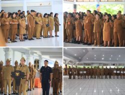 Pimpin Apel Perdana 2026, Bupati Michael Thungari Beri Warning Terkait Laporan Keuangan