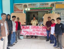 Aksi Klaim Tanah Diduga Rugikan Kelompok Tani Lahambutiisi, Massa Turun ke Jalan