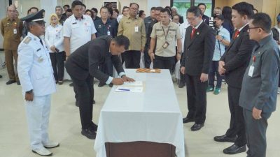 Penataan Birokrasi Bitung Masuk Tahap Ketiga, Wali Kota Lantik Delapan Camat
