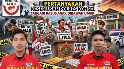 DPD Pemuda LIRA Konawe Selatan Soroti Penanganan Kasus Anak di Bawah Umur oleh Polres Konsel