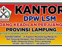 Pengurus Baru DPW LSM PKP Lampung 2026 – 2031 Resmi, Siap Kawal Keadilan