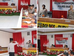 POLRES BURU PERKUAT SINERGI DAN STRATEGI KAMTIBMAS DALAM GELAR OPERASIONAL TRIWULAN I 2026