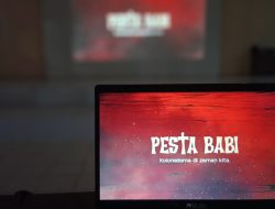 Ratusan Mahasiswa Padati Nobar ‘Pesta Babi’ dan Diskusi DEMA-I IAIN Kendari